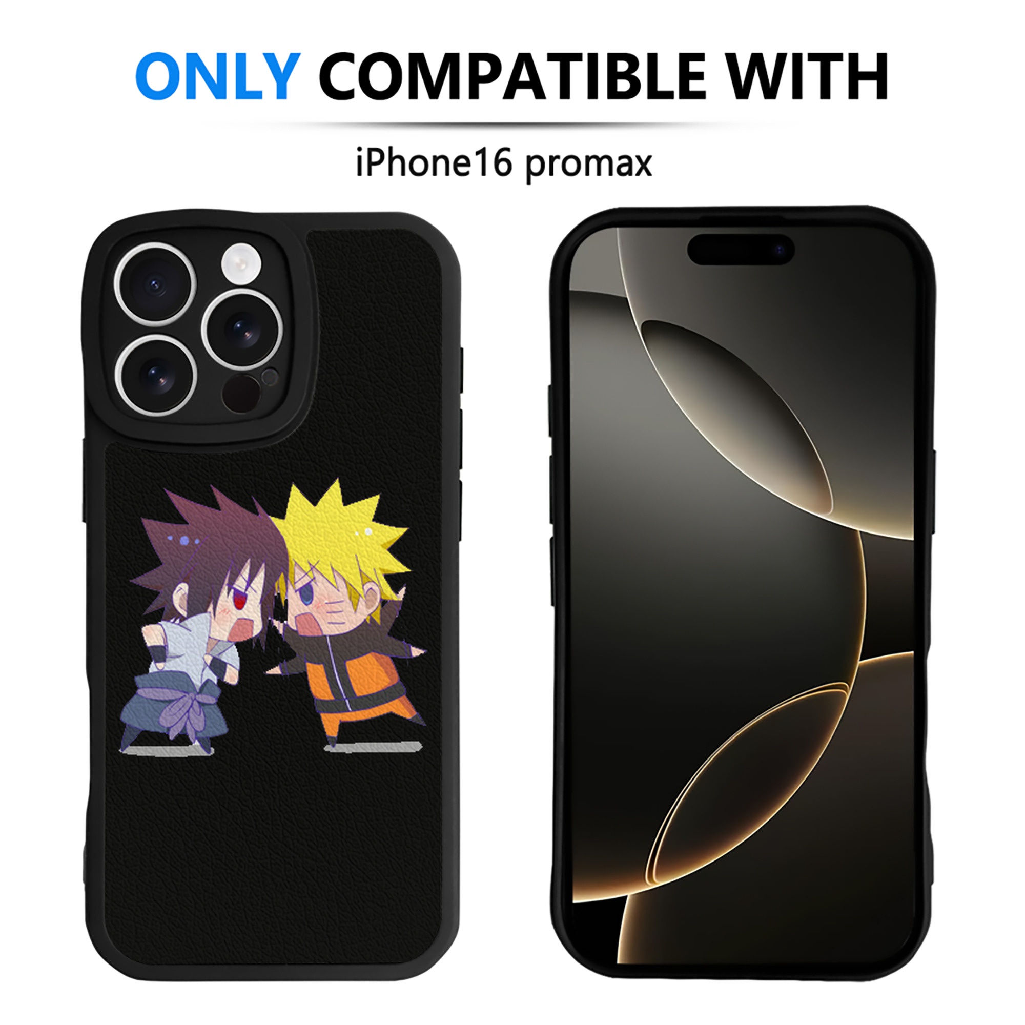 （画像用） NARUTO -ナルト- うずまき ナルト Uzumaki Naruto 【iPhone 16シリーズ対応】シリコンスマホケース（レザー調） 材質：シリコン